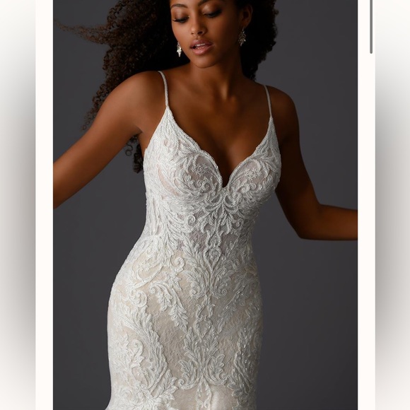 Martina Liana Style # 1250 beaded wedding dress - Picture 5 of 16